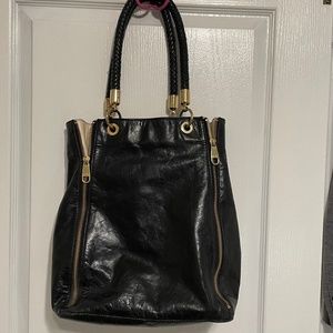 Badgley Mischka Leather Shopper Bag